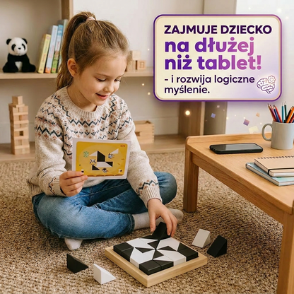 SPRYTKLOCKI — 80 poziomów logicznej zabawy. Od 3 do 99 lat.